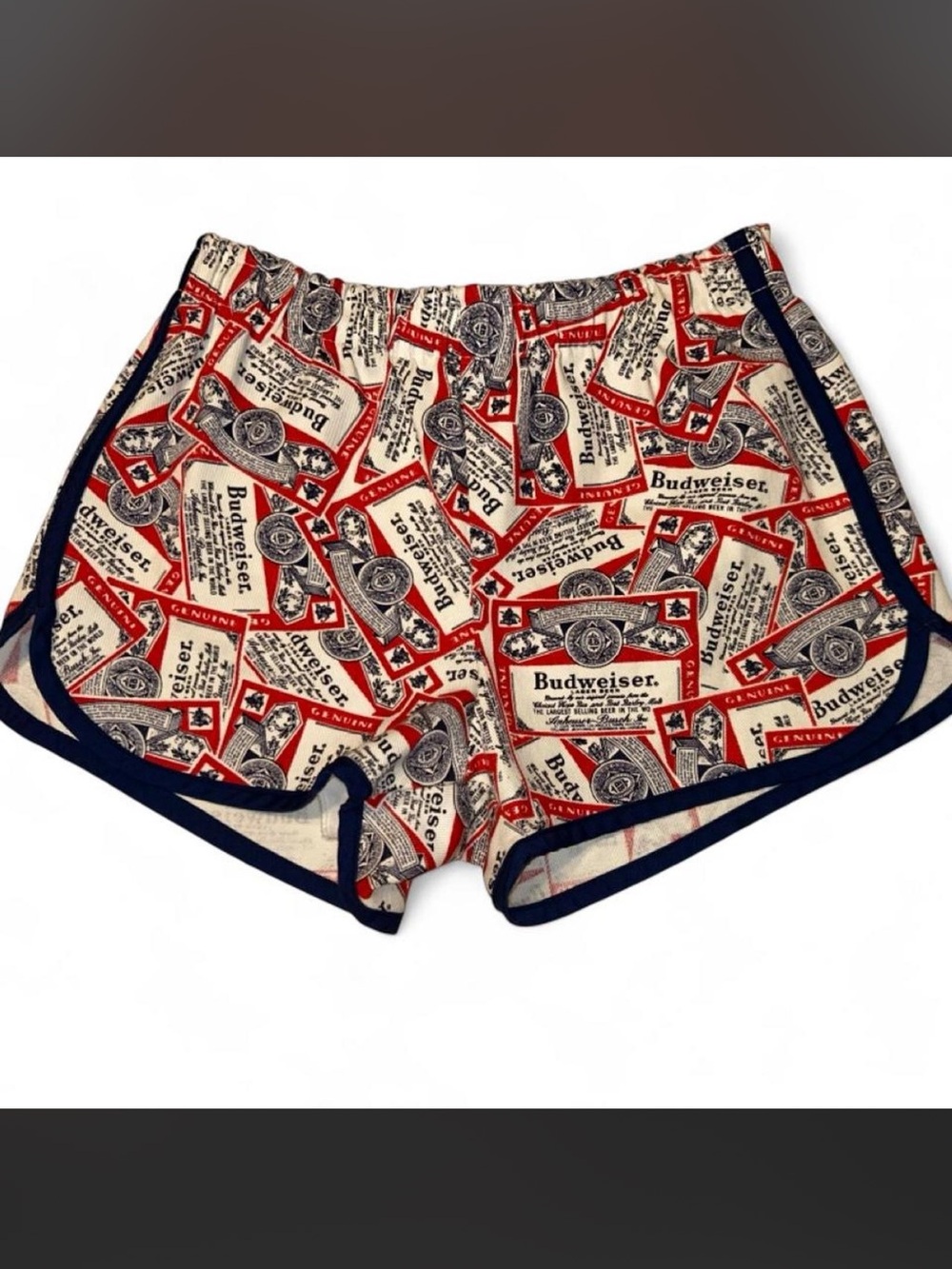 Vintage 70s / 80s Budweiser All-Over Print Swim Trunks 🍺🇺🇸